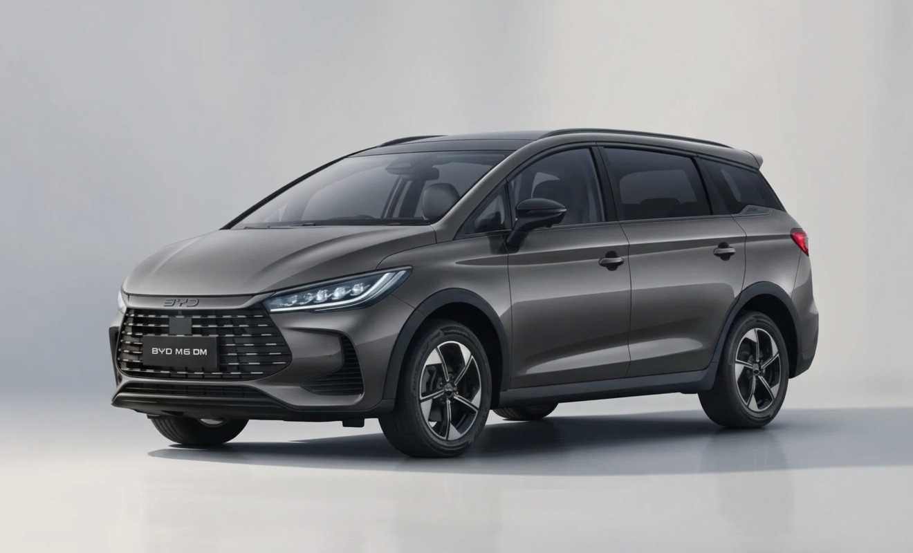 BYD M6 DM Harbour Grey